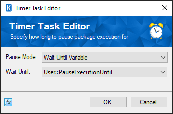 Timer Task Editor - Wait Until Variable